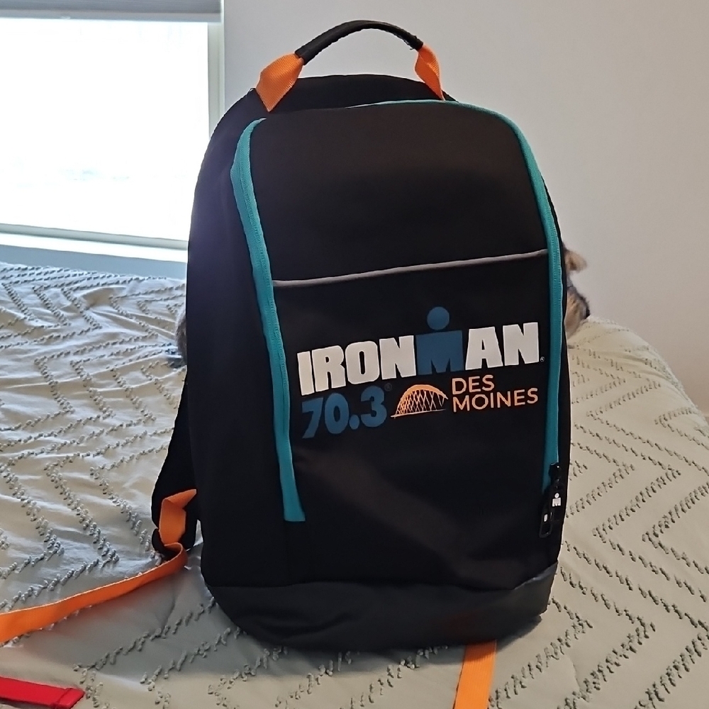 Iron Man Black and Orange Backpack